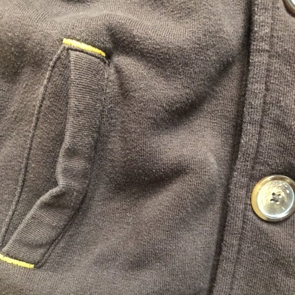 Buffalo david Bitton Size 8 Brown Button Up Hoodie - Picture 3 of 7